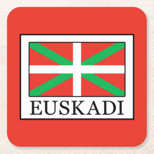 Posavasos Cuadrado De Papel Euskadi