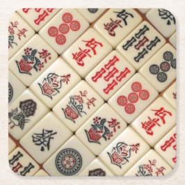 Posavasos Cuadrado De Papel Expresión oriental