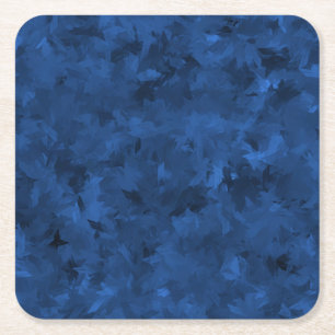 Posavasos Cuadrado De Papel Extracto azul