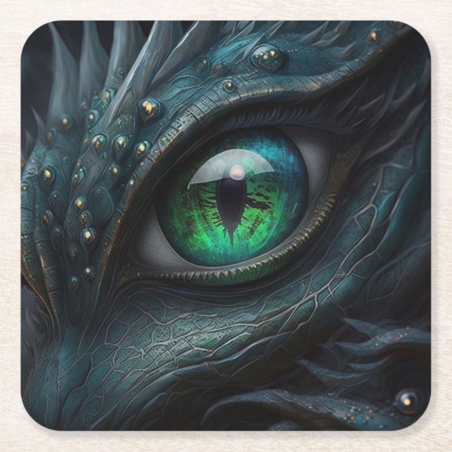Posavasos Cuadrado De Papel Eye (Anverso)