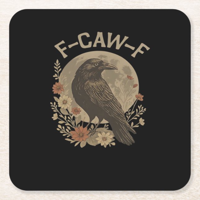 Posavasos Cuadrado De Papel F-Caw-F Creative Style (Anverso)