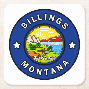 Posavasos Cuadrado De Papel Facturaciones Montana