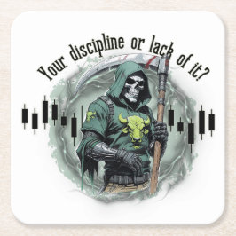 Posavasos Cuadrado De Papel  Fantasy trade design | Grim Reaper |  motivation