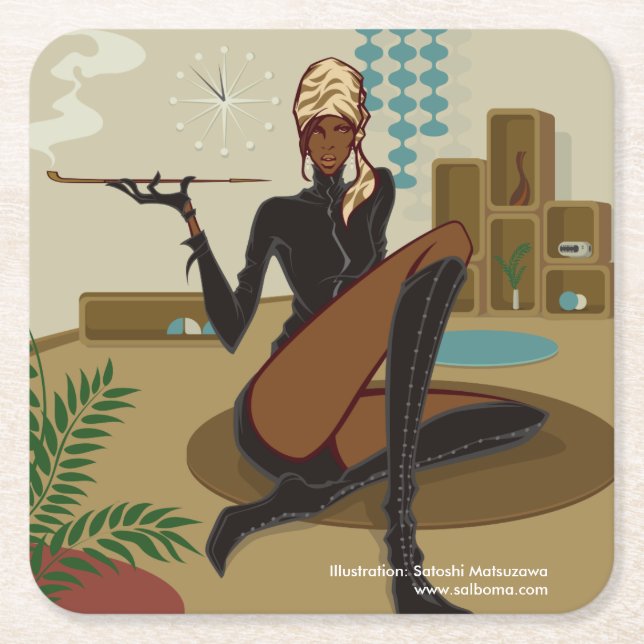 Posavasos Cuadrado De Papel Feeling' the Spirit (Anverso)