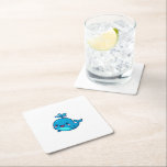 Posavasos Cuadrado De Papel Feliz Pegatina de ballenas de Kawaii - amigo íntim<br><div class="desc">¡Sumerja en el gusto con este vibrante pegatina de ballenas kawaii! Con una alegre ballena azul que jugueteaba rebotar agua de su agujero de soplo, este diseño irradia felicidad. El borde blanco pegatina aparece con un suave fondo gris, lo que lo hace perfecto para decorar laptops, laptops, botellas de agua...</div>