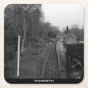 Posavasos Cuadrado De Papel Ferrocarril Haworth