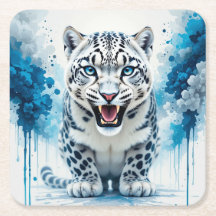 Fiero Leopardo Blanco