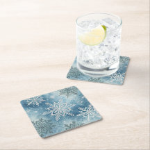 Fiesta de Navidades de copos de nieve en invierno