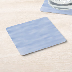 Posavasos Cuadrado De Papel Fiesta de patrón de cielo azul claro
