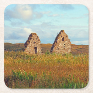 Posavasos Cuadrado De Papel Finlaggan, Escocia