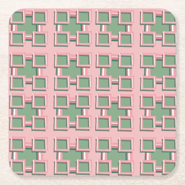 Posavasos Cuadrado De Papel Five Square Coaster (Anverso)