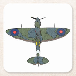 Posavasos Cuadrado De Papel Flight 5 coastercnm