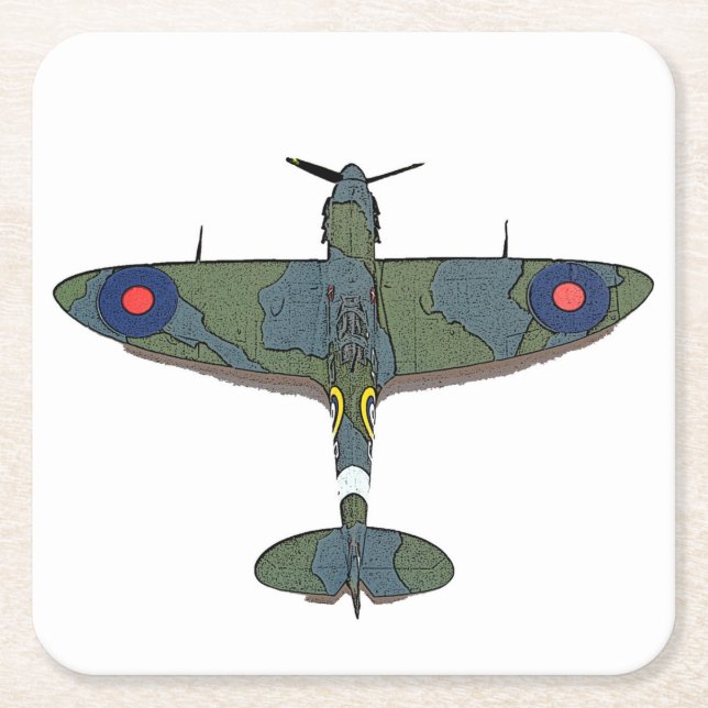 Posavasos Cuadrado De Papel Flight 5 coastercnm (Anverso)