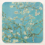 Posavasos Cuadrado De Papel Flores de almendra por Bella Artes Vincent Van Gog<br><div class="desc">Floreciente árbol de almendros por Vincent Van Gogh. Uno de los cuadros de arte más famosos y hermosos sobre ideas y productos de regalo de alta calidad. Navegue por nuestra tienda para descubrir más excelentes productos con flores de almendra y más pinturas de Vincent Van Gogh.</div>