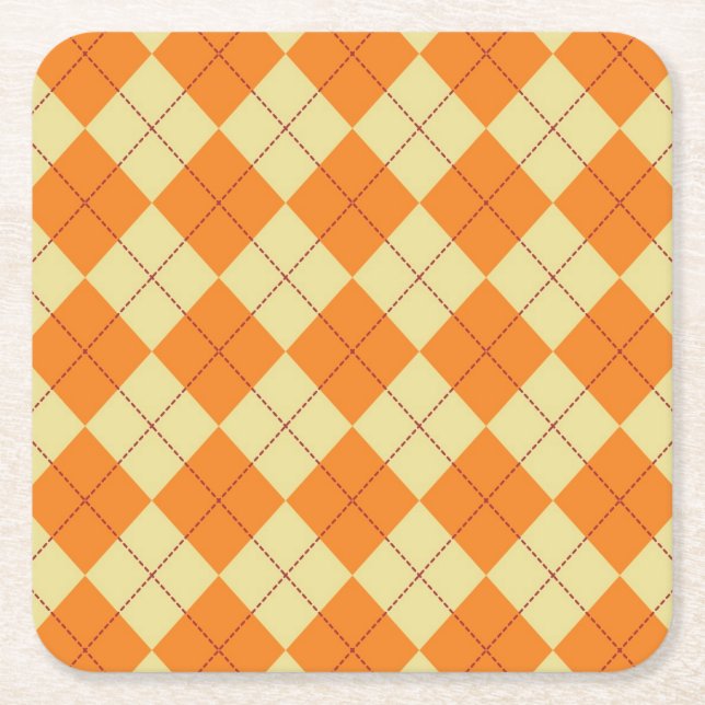 Posavasos Cuadrado De Papel Fondo del suéter (Anverso)