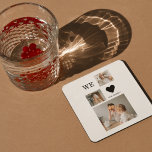 Posavasos Cuadrado De Papel Fotografía de moda de grupo y te queremos regalo d<br><div class="desc">Muéstrale a tu padre lo mucho que te importa con este sincero regalo de "Te amamos papá". El regalo puede venir en muchas formas, como una taza personalizada, un marco fotográfico o incluso una camiseta. El mensaje "Te amamos papá" es una manera simple pero poderosa de expresar tu amor y...</div>