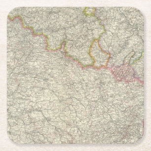 Posavasos Cuadrado De Papel Francia del noreste