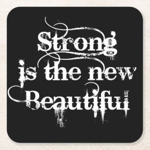 Posavasos Cuadrado De Papel Fuertes son hermosas galeras personalizados