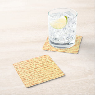 Posavasos Cuadrado De Papel Fun Matzo Passover 4Hannah