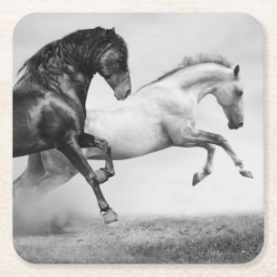 Posavasos Cuadrado De Papel Funcionamiento de los caballos