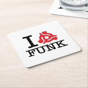 Posavasos Cuadrado De Papel Funk adaptador I 45