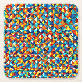 Posavasos Cuadrado De Papel Funky Coasters