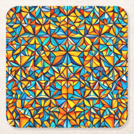 Posavasos Cuadrado De Papel Funky Coasters