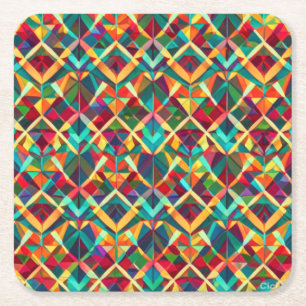 Posavasos Cuadrado De Papel Funky Coasters