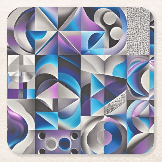 Posavasos Cuadrado De Papel Funky Coasters