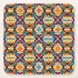 Posavasos Cuadrado De Papel Funky Coasters