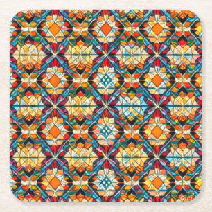 Posavasos Cuadrado De Papel Funky Coasters