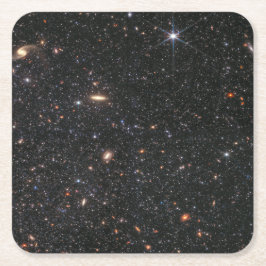 Posavasos Cuadrado De Papel Galaxia enana WLM interna | NIRCam | JWST