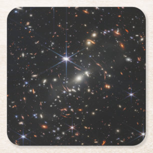 Posavasos Cuadrado De Papel Galaxy Cluster Smacs 0723.