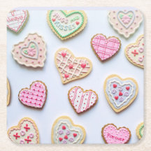 galletas en forma de corazón para el día de San Va