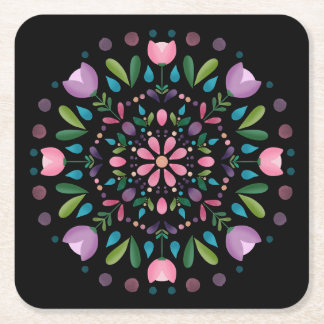 Posavasos Cuadrado De Papel Garden Bloom