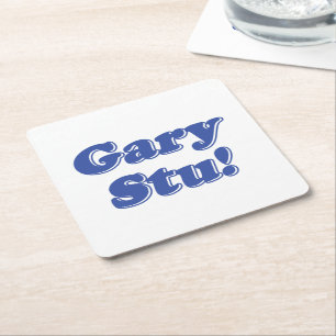 Posavasos Cuadrado De Papel ¡Gary Stu!