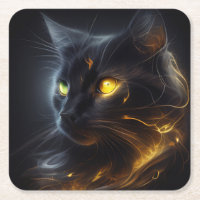 Gato negro afortunado