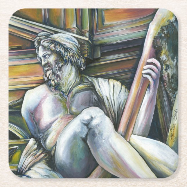 Posavasos Cuadrado De Papel Gesamtkunstwerk (Anverso)