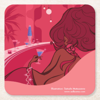 Posavasos Cuadrado De Papel Good Juice