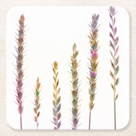 Posavasos Cuadrado De Papel Grasas coloreadas