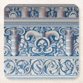 Posavasos Cuadrado De Papel Griego antiguo