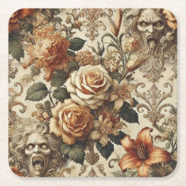 Posavasos Cuadrado De Papel Grotesque Elegance – Gothic Victorian 