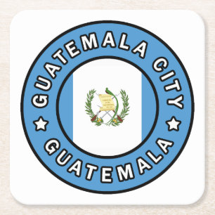 Posavasos Cuadrado De Papel Guatemala