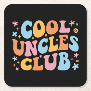 Posavasos Cuadrado De Papel Guay Uncles Club III