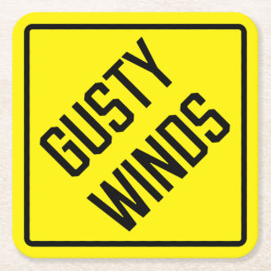 Posavasos Cuadrado De Papel Gusty Wins Paper Coaster