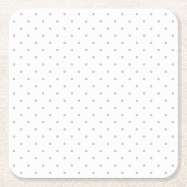 Posavasos Cuadrado De Papel Haga clic en Personalizar para cambiar el gris a s (Anverso)