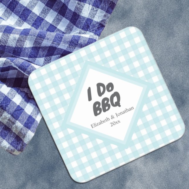 Posavasos Cuadrado De Papel Hago BBQ (Subido por el creador)