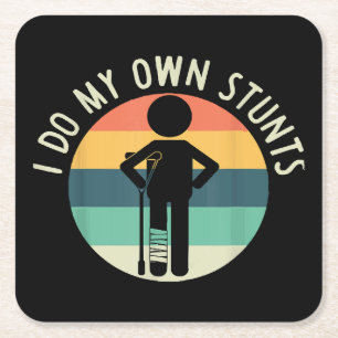 Posavasos Cuadrado De Papel hago mis propias acrobacias