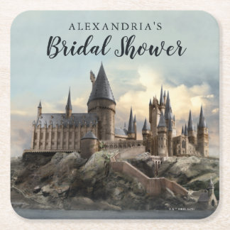 Posavasos Cuadrado De Papel Harry Potter | Despedida de soltera en el castillo