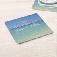 Hermosa fotografía de playa Boda personalizado